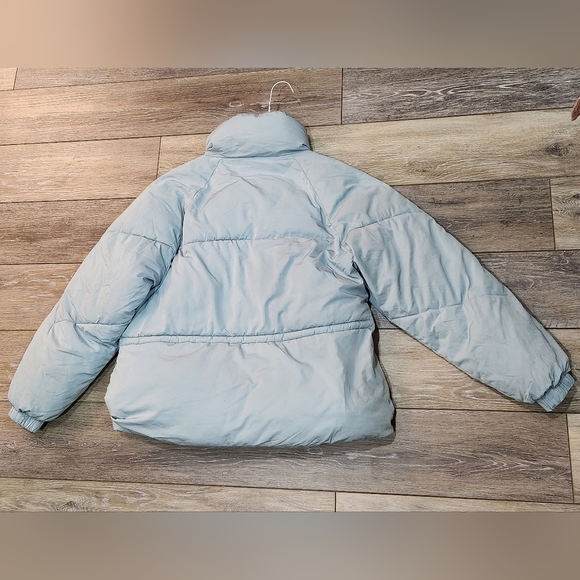Urban Outfitters Light Blue Puffer Jacket Size Xsmall - Picture 2 of 10